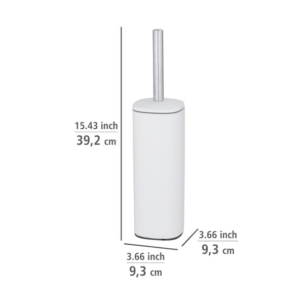 Valge roostevabast terasest tualetthari Alassio - Wenko-image-1