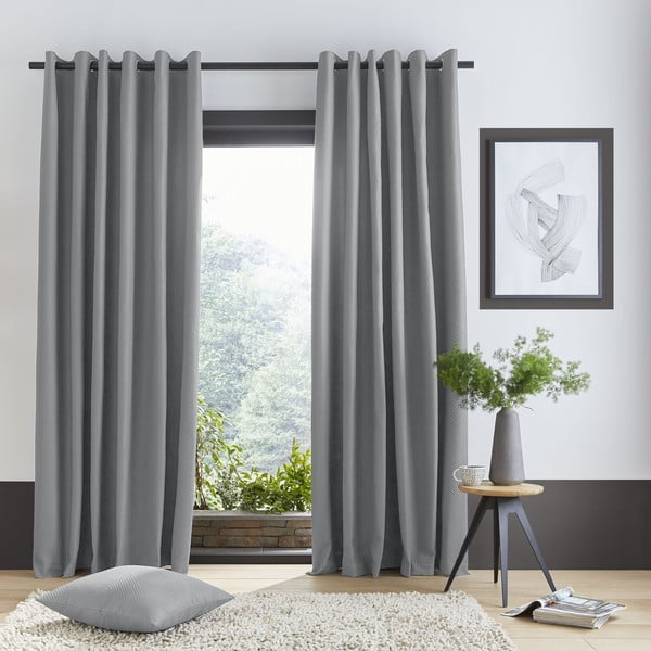 Hallid kardinad 2 tk komplektis 229x168 cm Pinsonic - Catherine Lansfield-image-1