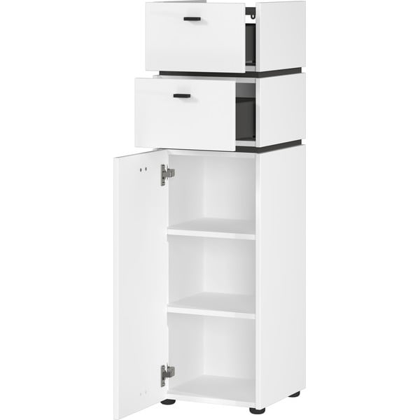 Valge kõrge vannitoakapp 34x117 cm Modesto - Germania-image-1