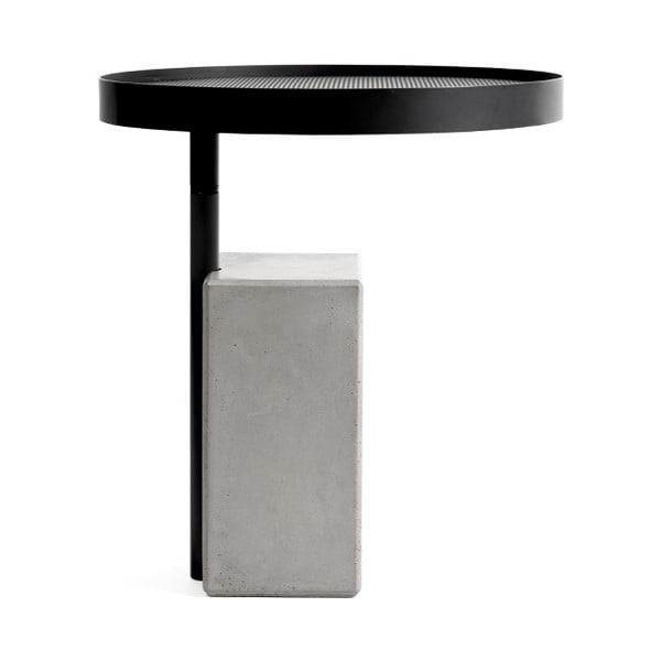 Kokkupandav laud betoonist alusega , ø 45 cm Twist - Lyon Béton