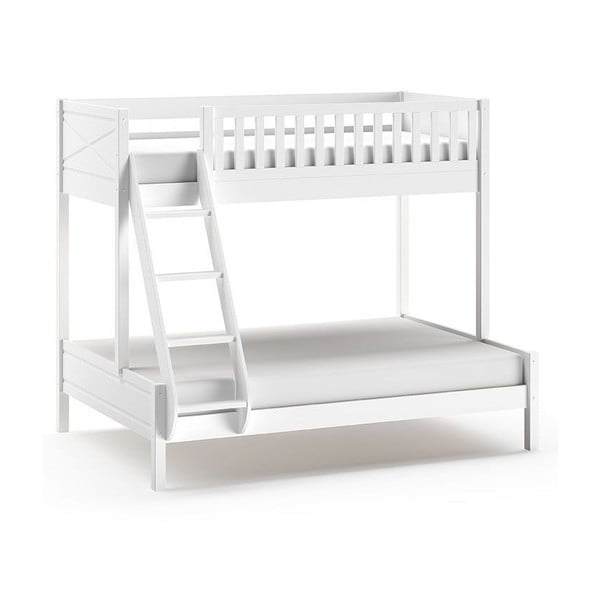 Valge laste narivoodi 140x200/90x200 cm Scott - Vipack-image-2