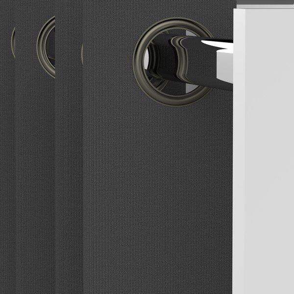 Must-valge riidekapp 160x182 cm Tom - TemaHome-image-1