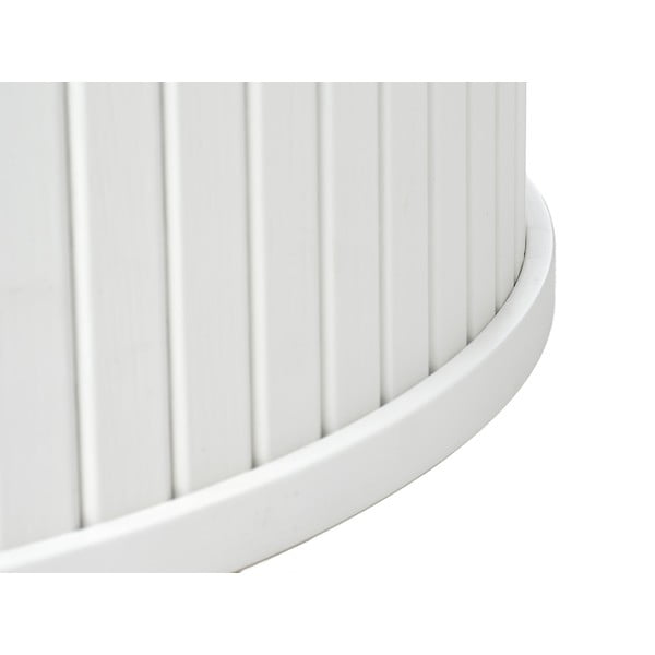 Valge ümmargune diivanilaud Nola - Unique Furniture-image-2