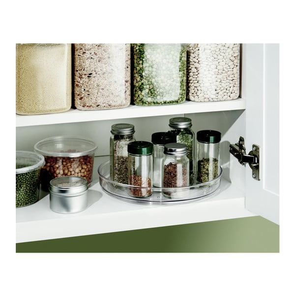 Pöörlev plastikust maitseainete organiseerija ø 23 cm Linus – iDesign-image-4