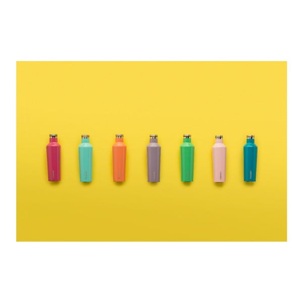 Tyrkysová cestovní termolahev z nerezové oceli Corkcicle Canteen, 470 ml-image-2