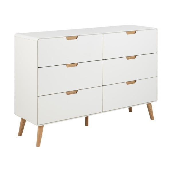 Valge kummut 135x90x40 cm Lowell - Actona-image-2