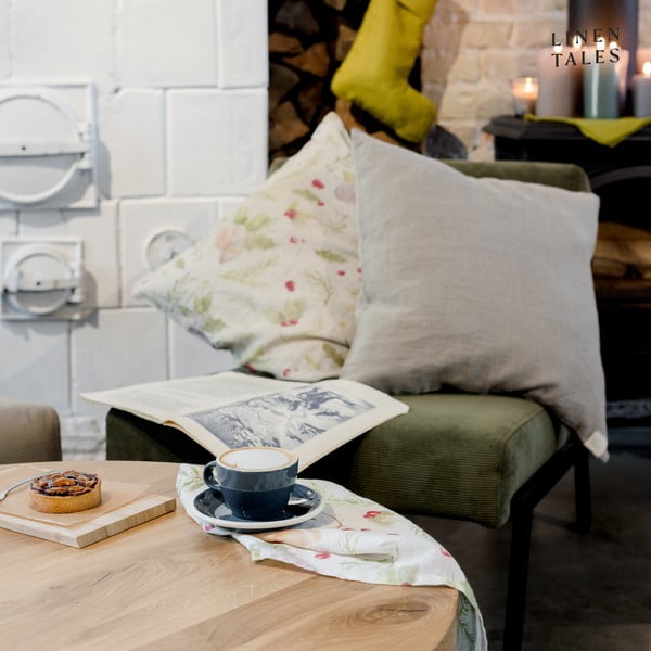 Jõulumotiividega linane padjakate 50 x 50 cm Merry - Linen Tales-image-1