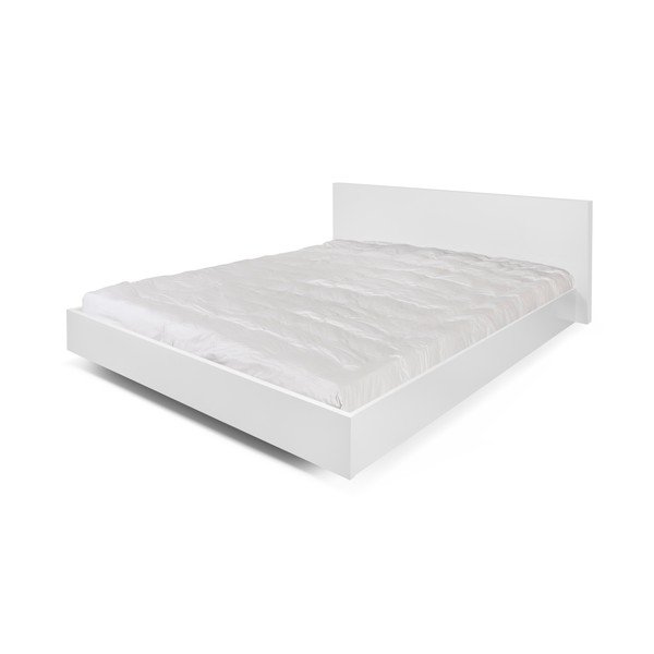 Valge voodi, 160 x 200 cm Float - TemaHome-image-2
