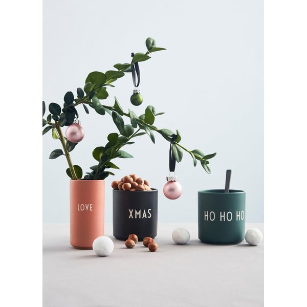 Tumeroheline portselanist kruus Lemmik Ho Ho Ho - Design Letters-image-4