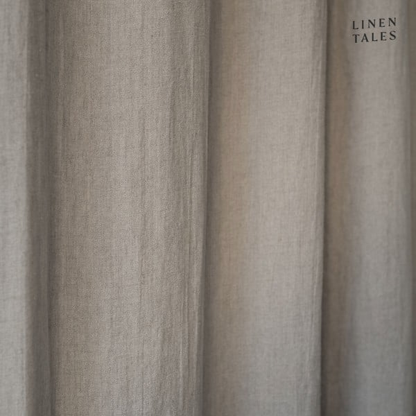 Beež kardin 140x300 cm Night Time – Linen Tales-image-2