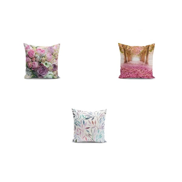 3 Mesmia padjapüüri komplekt, 45 x 45 cm - Minimalist Cushion Covers