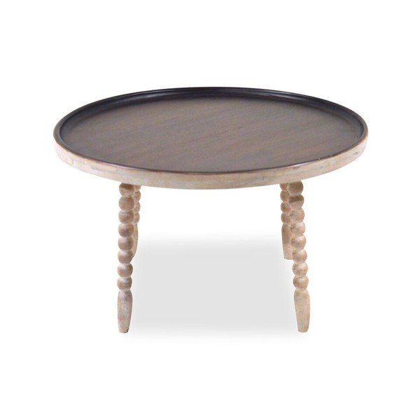 Mangopuidust kohvilaud, Ø 60 cm Knoxville - Støraa-image-1