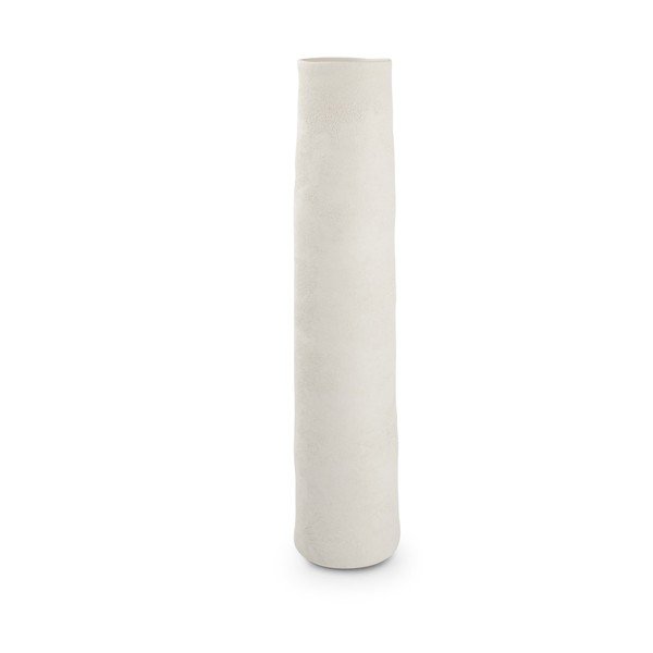 Valge keraamiline kõrge vaas (kõrgus 50 cm) Cone - S|P Collection