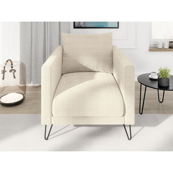 Kreem šenillist tugitool Freya - Ropez-image-1