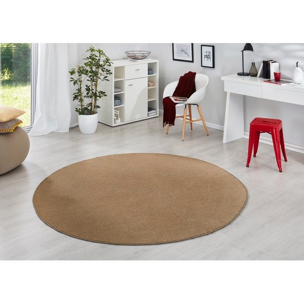 Pruun ümmargune vaip ø 133 cm Fancy – Hanse Home-image-1