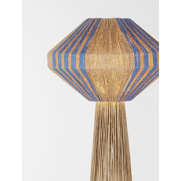 Sinine/naturaalne köiest põrandalamp (kõrgus 152 cm) Abby - Nova Luce-image-1