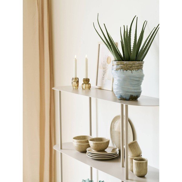 Beež metallriiul 118x139x31 cm Rieti - House Nordic-image-3