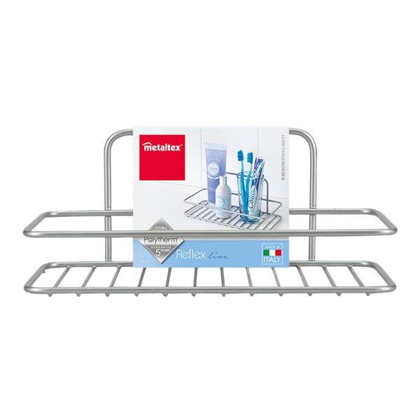 Seinale paigaldatud vannitoa riiul Ref - Metaltex-image-2