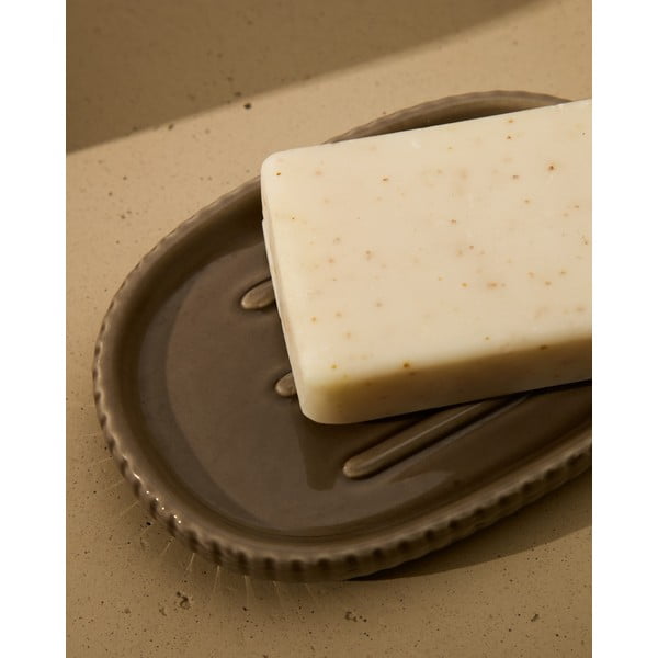 Tumepruun keraamiline seebialus Selime - Kave Home-image-2