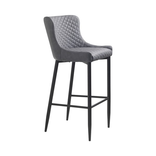 Hall kunstnahast baaritool (istme kõrgus 77 cm) Ottowa – Unique Furniture