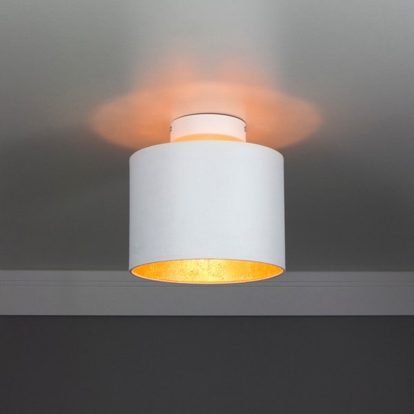 Valge laevalgusti kuldsete detailidega MIKA XS, ø 20 cm Mika - Sotto Luce-image-1