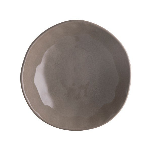 Hnědý porcelánový talíř na pizzu Brandani Pizza, ⌀ 20,5 cm