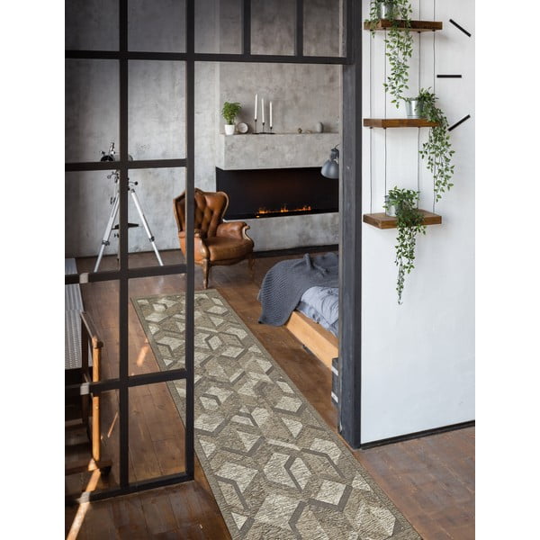 Hall-pruun jooksja , 55 x 140 cm Hypnotik - Floorita-image-1