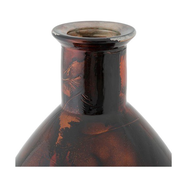 Pruunist taaskasutatud klaasist vaas, kõrgus 60 cm Ares - Mauro Ferretti-image-2
