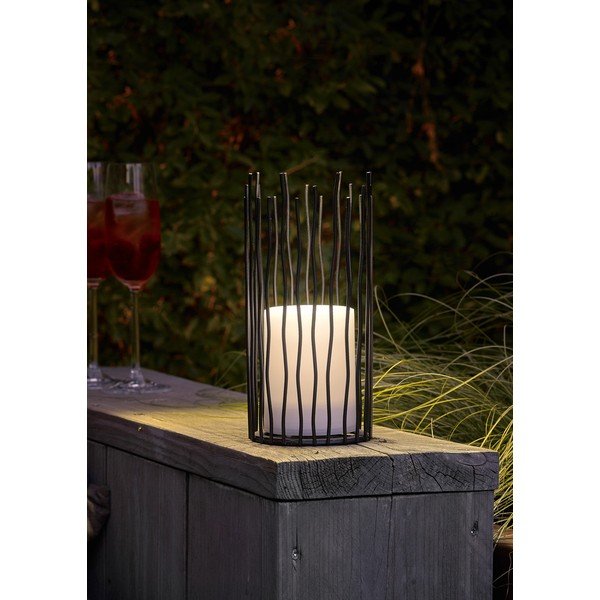 LED päikesepaneeliga välisvalgusti (kõrgus 22 cm) Coro - Reality-image-1