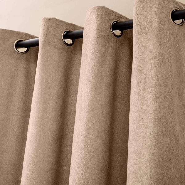 Helepruun bouclé kardin 140x260 cm Winona - douceur d'intérieur-image-2