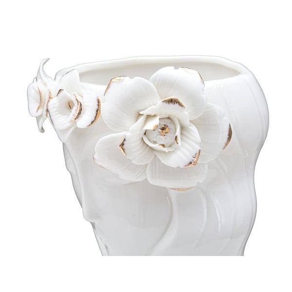 Valge portselanist vaas Armas naine - Mauro Ferretti-image-4