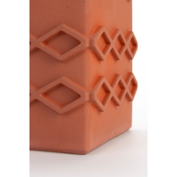 Oranž betoonist vaas Graphic - Zuiver-image-4