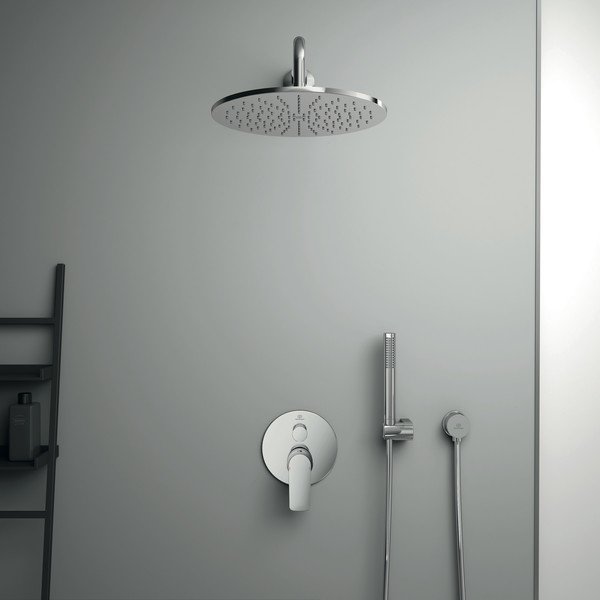  Läikiv hõbedane seinasegisti Connect Air - Ideal Standard-image-3