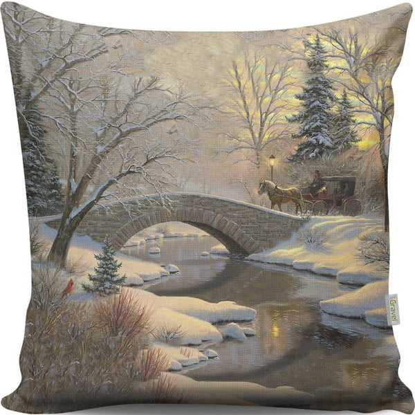 Pillow Bridge, 43 x 43 cm - Gravel