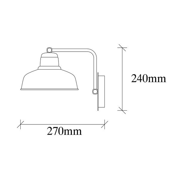 Must seinavalgusti Berceste - Opviq lights-image-4