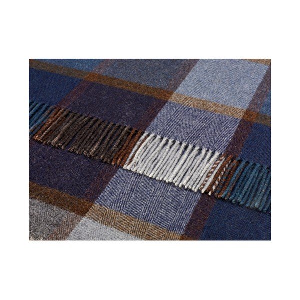 Pléd Bronte by Moon Block Blue