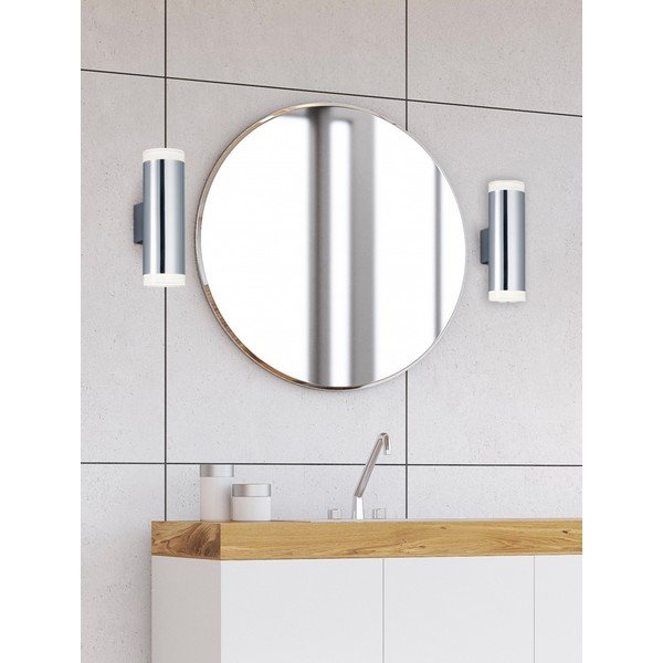 Hõbedaselt läikiv LED seinalamp Ray - Trio-image-1