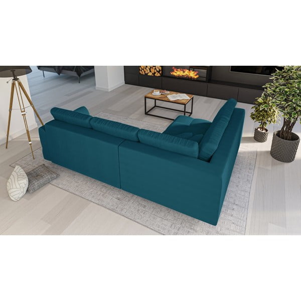 Türkiissinine nurgadiivan (vasakpoolne nurk) Ariella - Ropez-image-3