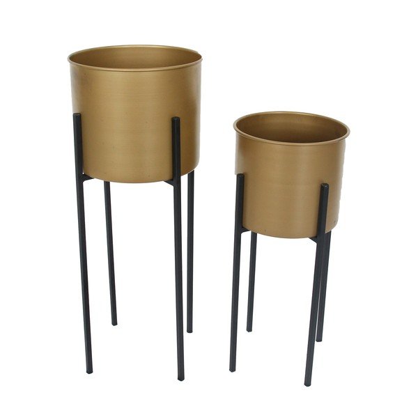 Metallist lillepotid 2tk komplektis ø 24 cm Dempo - Garden Pleasure