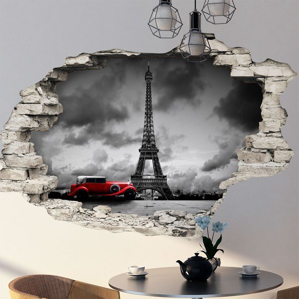 Kleebis Ladscape Paris, 60 x 90 cm - Ambiance-image-1