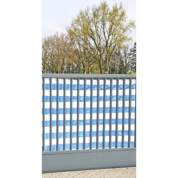 Valge-sinine plastikust rõdupiirde kate 500x180 cm - Garden Pleasure-image-1