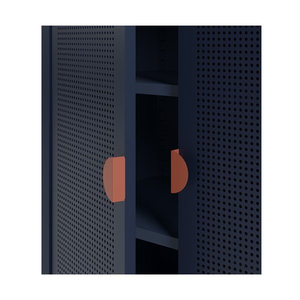 Tumesinine metallkapp 70x100x40 cm Sayla - Marckeric-image-2