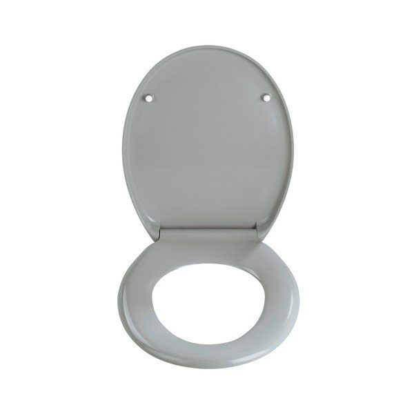 Helehall WC-istekene Premium, 45,2 x 37,6 cm, kergesti sulguv, helehall Ottana - Wenko-image-2