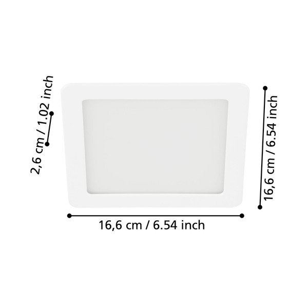 Valge LED laevalgusti 17x17 cm FUEVA 5 - EGLO-image-2