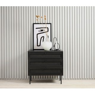 Must madal kapp tammepuust 80x75 cm Pensacola - Unique Furniture
