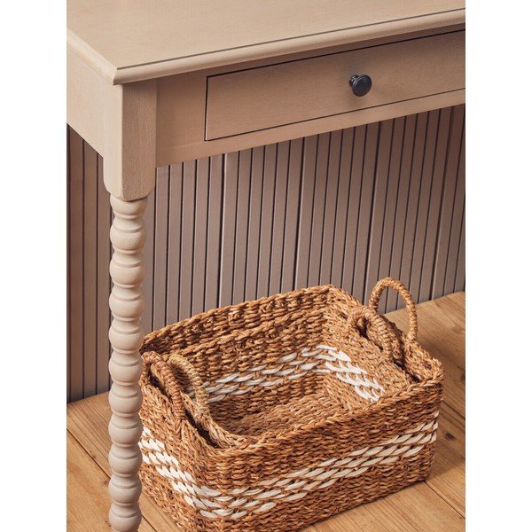 Männipuidust töölaud 48x107 cm Heritage - Premier Housewares-image-4