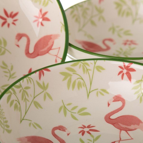 Unimasa Flamingo portselanist kauss, ø 12,6 cm Mini Flamingo - Casa Selección-image-1