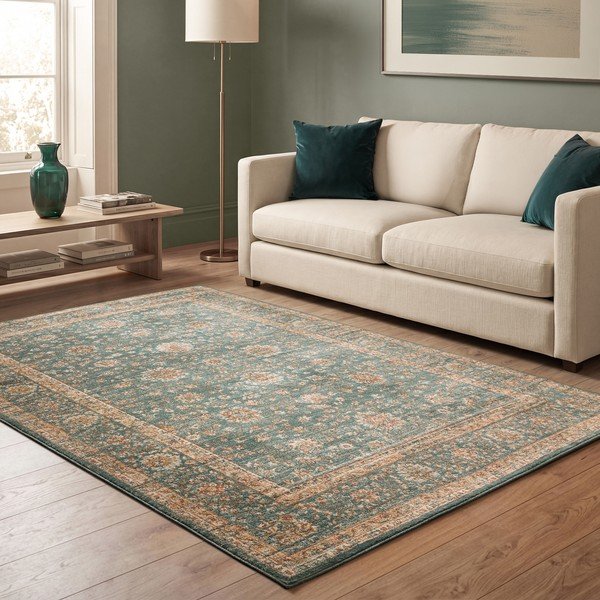 Petrooleumivärvi vaip 240x340 cm Raja - Asiatic Carpets-image-3