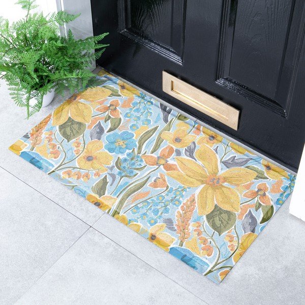 PVC uksematt 40x70 cm Flowers - Artsy Doormats-image-1