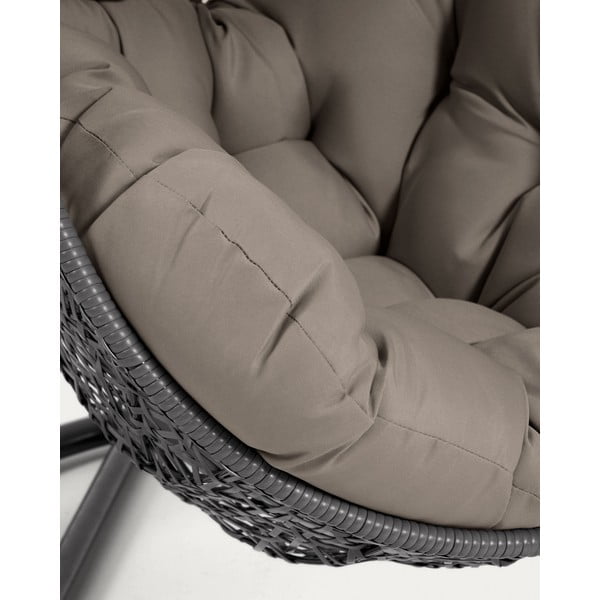 Tumehall rippuv aiatool tehisrotangist Florina - Kave Home-image-4